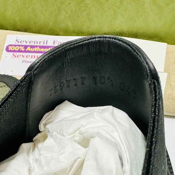 Gucci GG Jacquard Canvas Ankle Chelsea Boots Green Black 10.5/US 11 NIB $1,150 - Picture 13 of 15